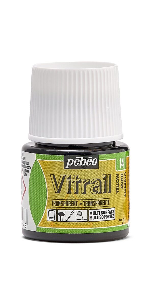 Vitrail Transparent Jaune