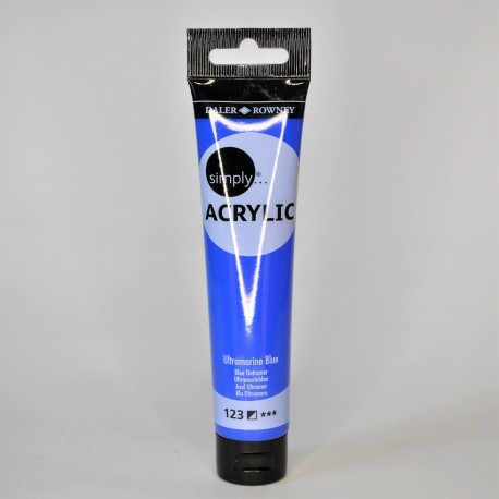 Daler-Rowney Peinture Acrylique Simply 75ml - Bleu Outremer