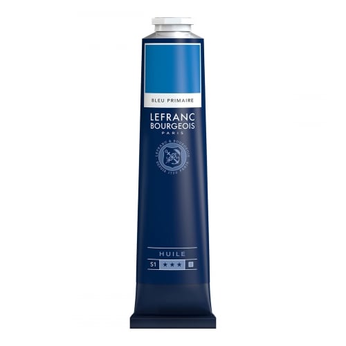 Peinture à l'huile Fine Bleu Primaire 150ml - Lefranc & Bourgeois