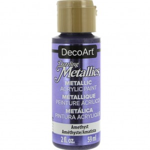 PEINTURE ACRYLIQUE MÉTALLIQUE - DECOART DAZZLING METALLICS - AMETHYST X59 ML