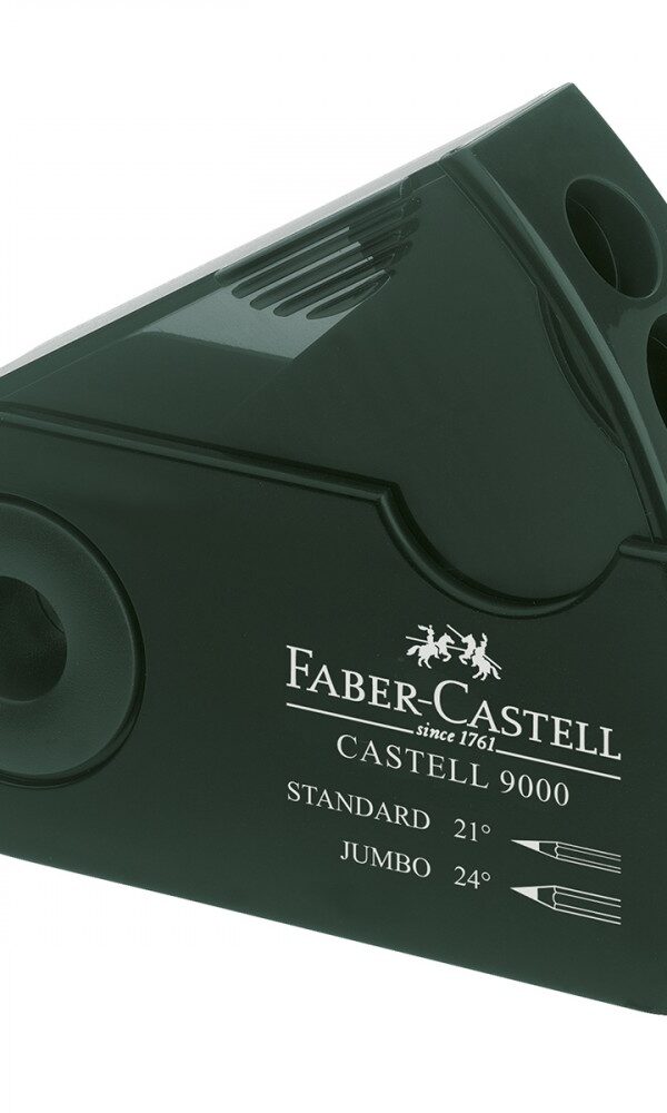 Taille-crayon 2 usages Castell 9000 - Faber Castell