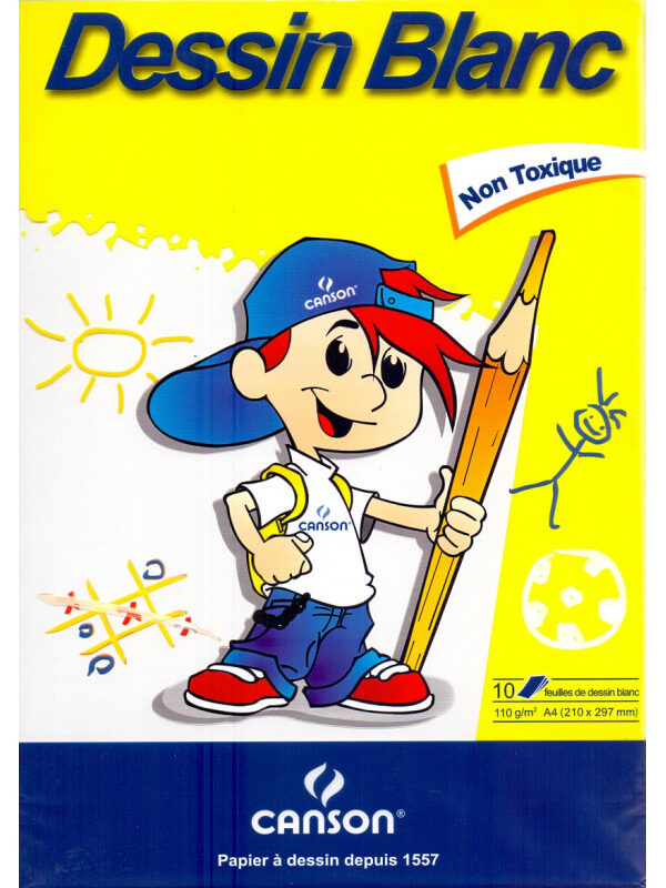 Papier Dessin Blanc A4 210 X 297mm - Canson