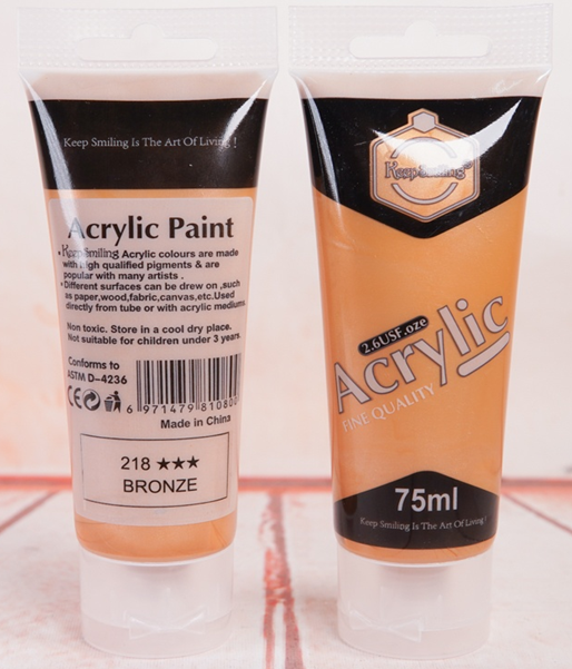 Peinture Acrylique KeepSmiling 75ml - Bronze - 218
