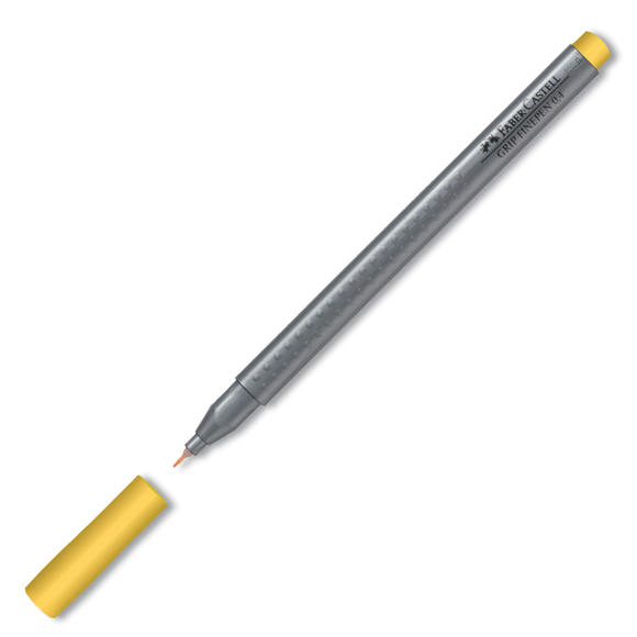 Feutre Grip Finepen 0.4mm Faber Castell - Jaune