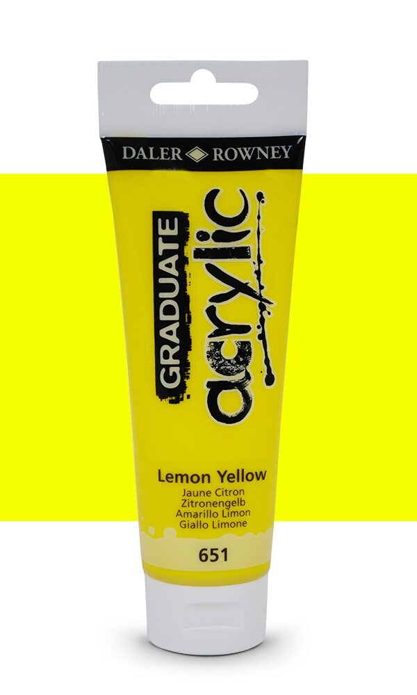 Graduate Acrylic Daler Rowney - Jaune Citron