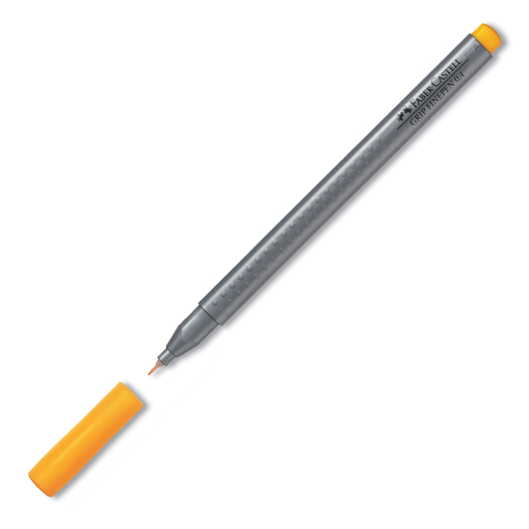 Feutre Grip Finepen 0.4mm Faber Castell - Jaune Foncé