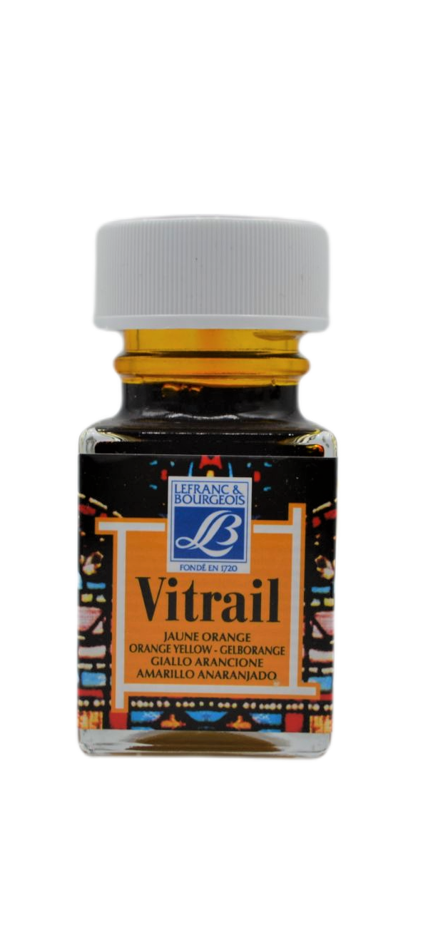 Peinture sur verre Vitrail - LeFranc & Bourgeois - Jaune Orange