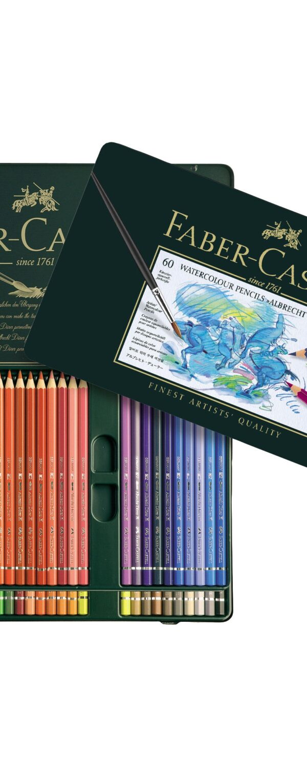 Crayons aquarellable Albrecht Dürer boîte métal de 60 - Faber Castell