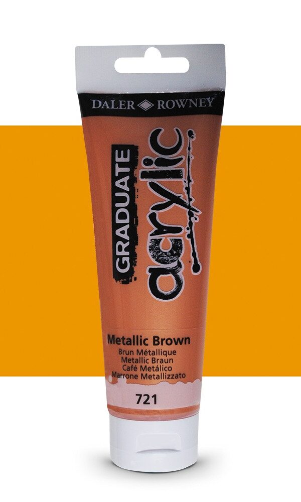 Graduate Acrylic Daler Rowney - Marron Métallique