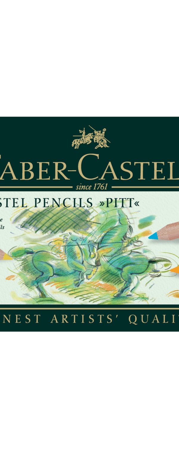 Crayon Pitt Pastel boîte métal de 12 pièces - Faber Castell