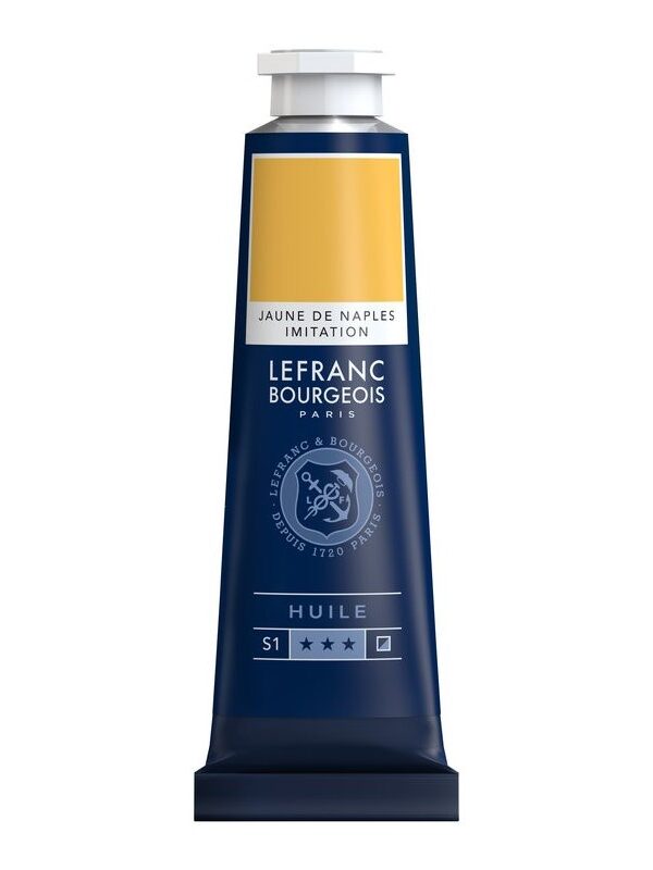 Peinture à l'huile Fine Jaune de Naples 40ml - Lefranc & Bourgeois