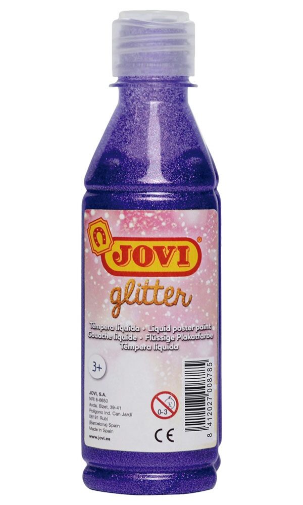 Peinture Glitter Liquide 250ml Violet - Jovi