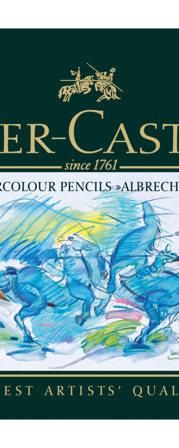 Crayons aquarellable Albrecht Dürer boîte métal de 24 - Faber Castell