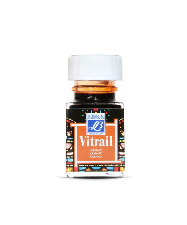 Peinture sur verre Vitrail - LeFranc & Bourgeois - Orange