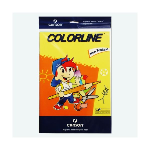 Papier Colorline Canson  -  150 G  A4 210 X 297 MM