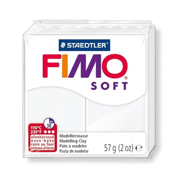 Pâte Fimo Soft 57g - Blanc - 0