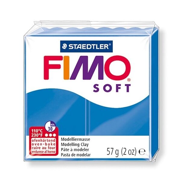 Pâte Fimo Soft 57g - Bleu Pacifique - 37