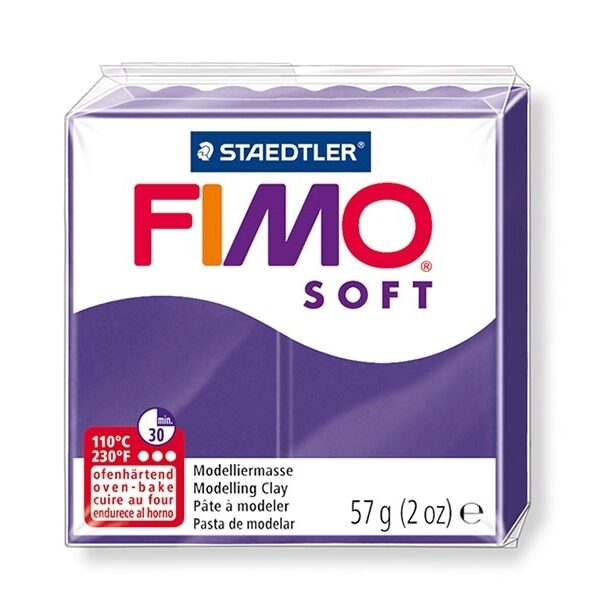 Pâte Fimo Soft 57g - Prune - 63