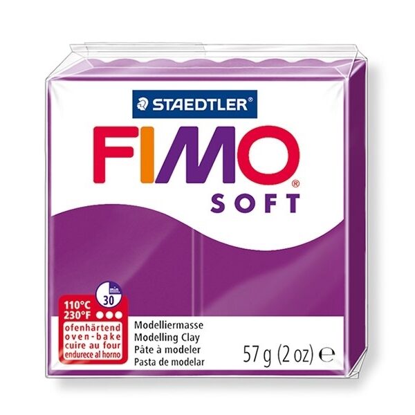 Pâte Fimo Soft 57g - Violet - 61