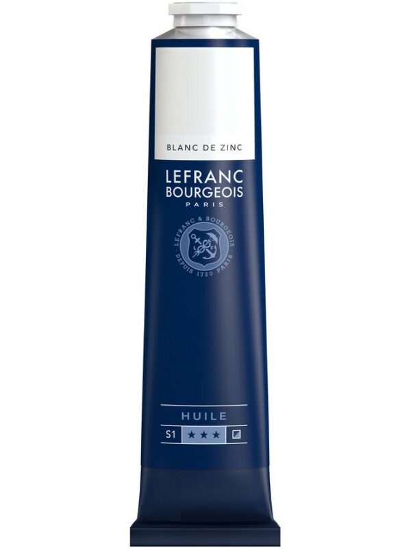 Peinture à l'huile Fine Blanc de Zinc 150ml - Lefranc & Bourgeois