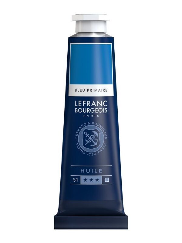 Peinture à l'huile Fine Bleu Primaire 40ml - Lefranc & Bourgeois