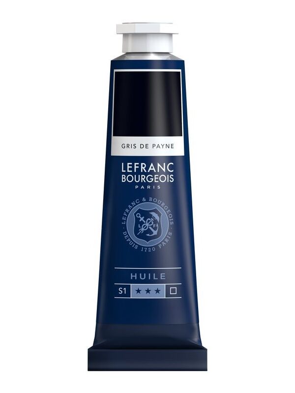 Peinture à l'huile Fine Gris de Payne 40ml - Lefranc & Bourgeois