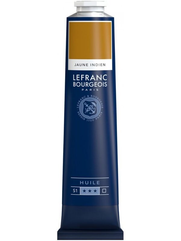 Peinture à l'huile Fine Jaune Indien 150ml - Lefranc & Bourgeois