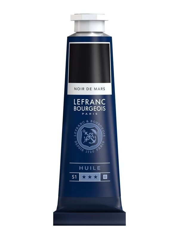 Peinture à l'huile Fine Noir de Mars 40ml - Lefranc & Bourgeois