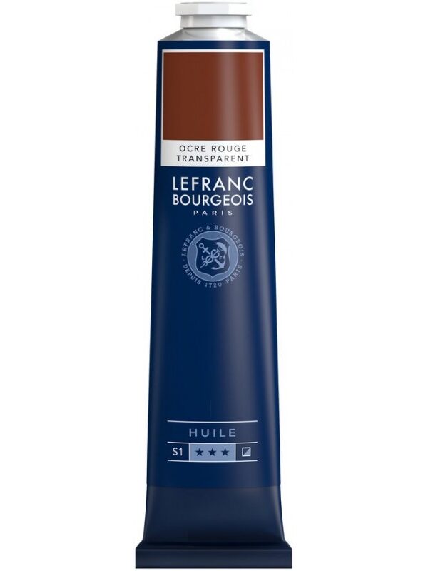 Peinture à l'huile Fine Ocre Rouge Transparent 150ml - Lefranc & Bourgeois