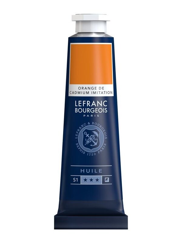 Peinture à l'huile Fine Orange de Cadmium imit 40ml - Lefranc & Bourgeois