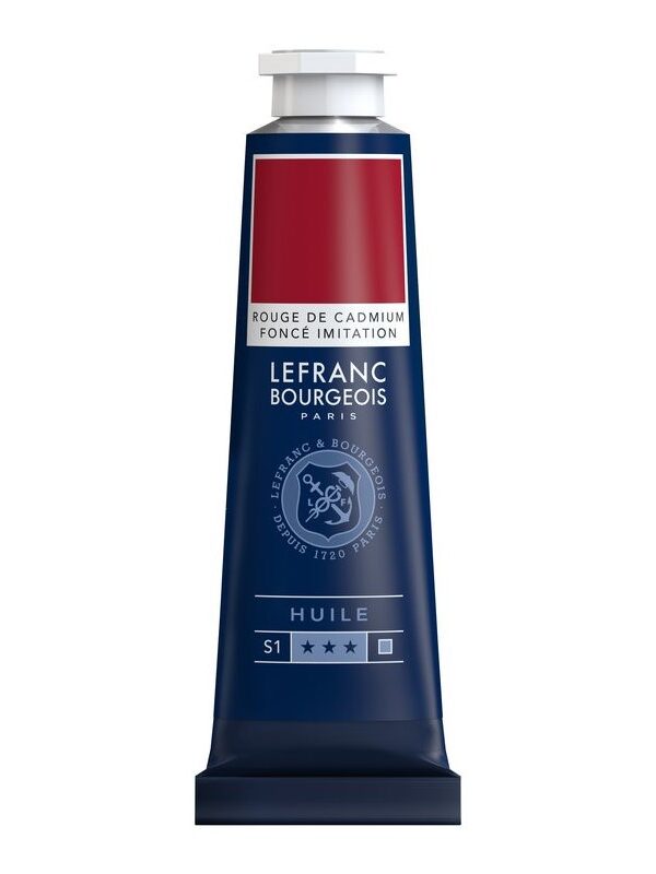 Peinture à l'huile Fine Ocre Rouge 40ml - Lefranc & Bourgeois