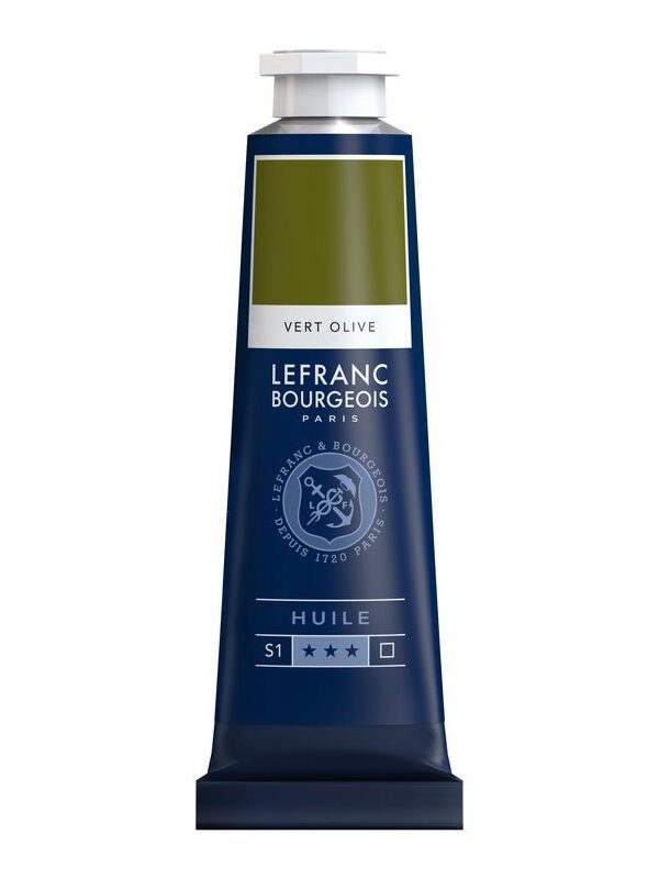 Peinture à l'huile Fine Vert Olive 40ml - Lefranc & Bourgeois