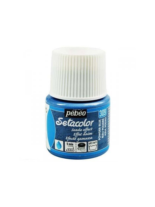 Pebeo Setacolor Effet Daim 45 ML - Bleu Poudre #309