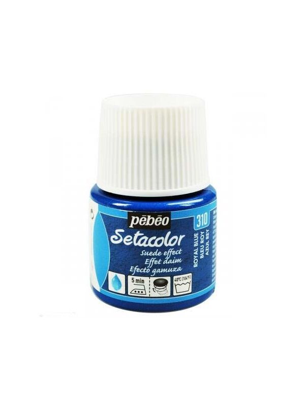 Pebeo Setacolor Effet Daim 45 ML - Bleu Roy #310