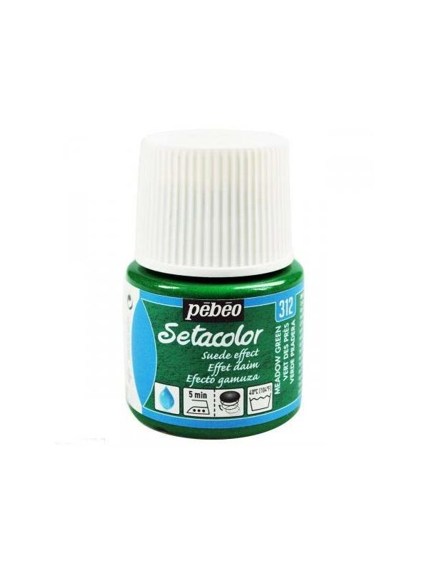 Pebeo Setacolor Effet Daim 45 ML Vert des Près #312
