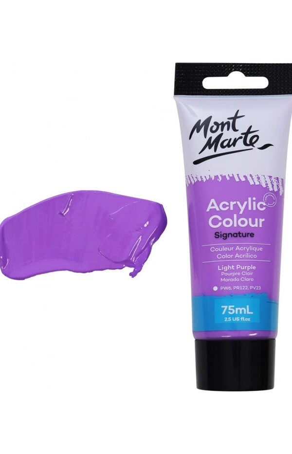 Mont Marte Studio Acrylic Paint 75ml - Pourpre Clair