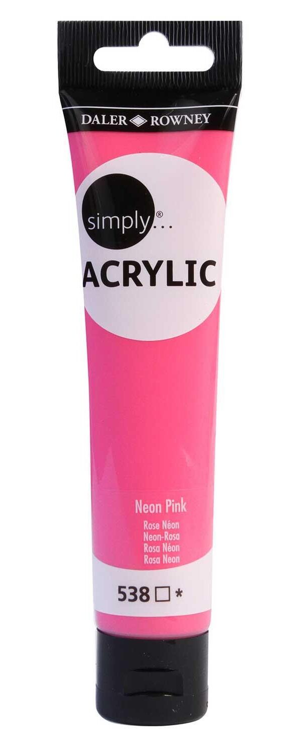 Simply Acrylic Daler Rowney - Rose Néon
