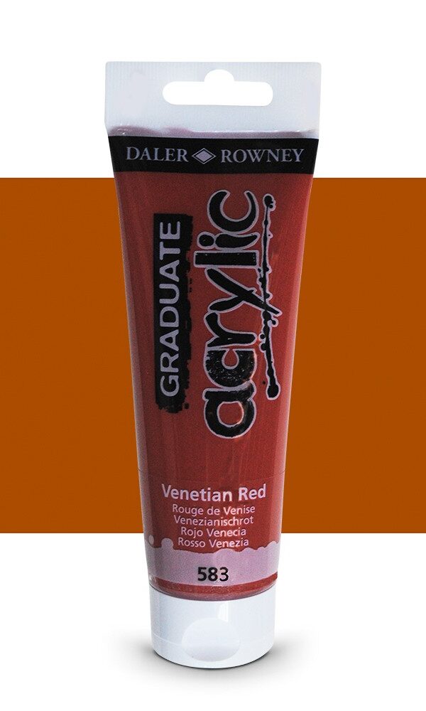 Graduate Acrylic Daler Rowney - Rouge de Venise