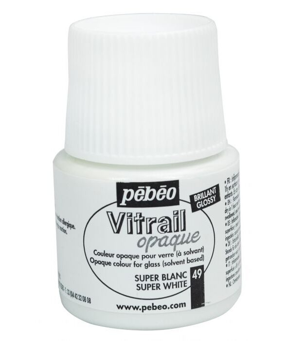 Pebeo Vitrail 45 ML - Super Blanc #49