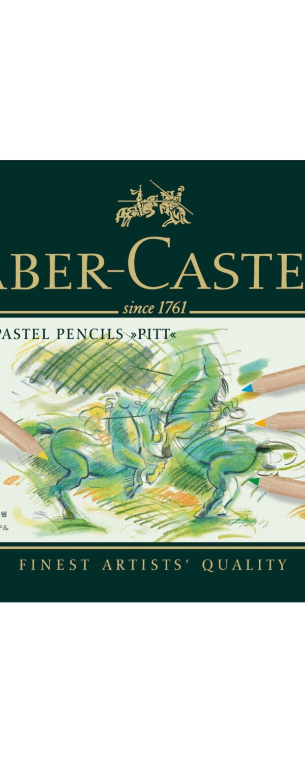 Crayon Pitt Pastel boîte métal de 60 pièces - Faber Castell