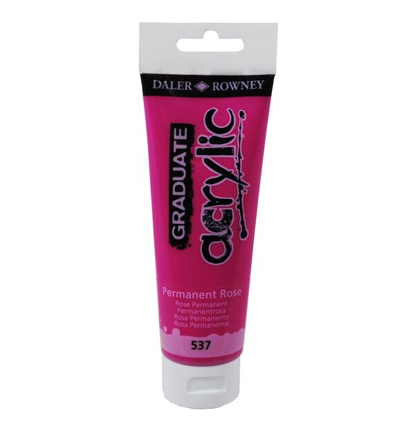 Graduate Acrylic Daler Rowney - Rose Permanent