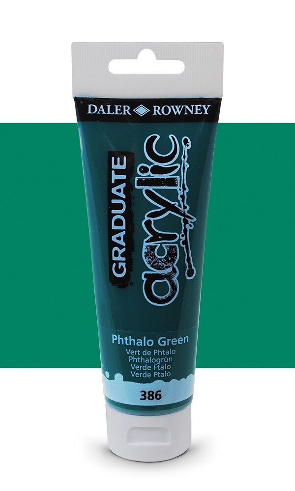 Graduate Acrylic Daler Rowney - Vert de Phtalo