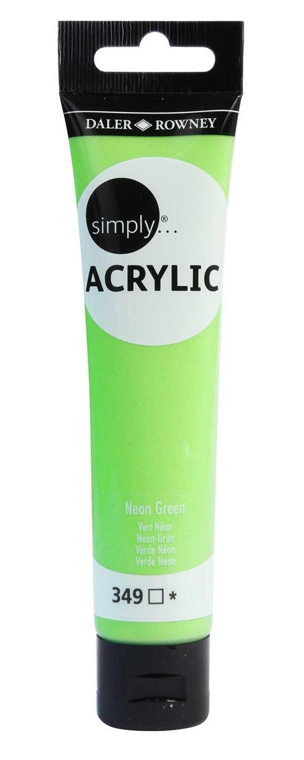 Simply Acrylic Daler Rowney - Vert Néon