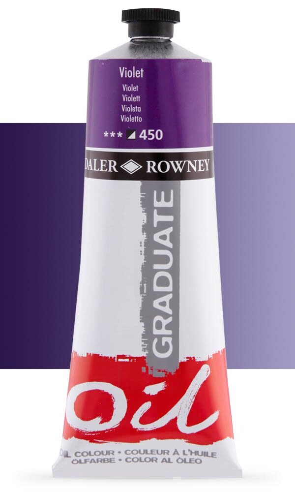 Peinture à L'huile Daler Rowney 200ml - Violet 450