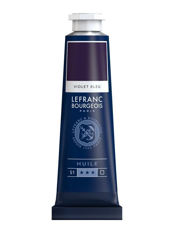 Peinture à l'huile Fine Violet Bleu 40ml - Lefranc & Bourgeois