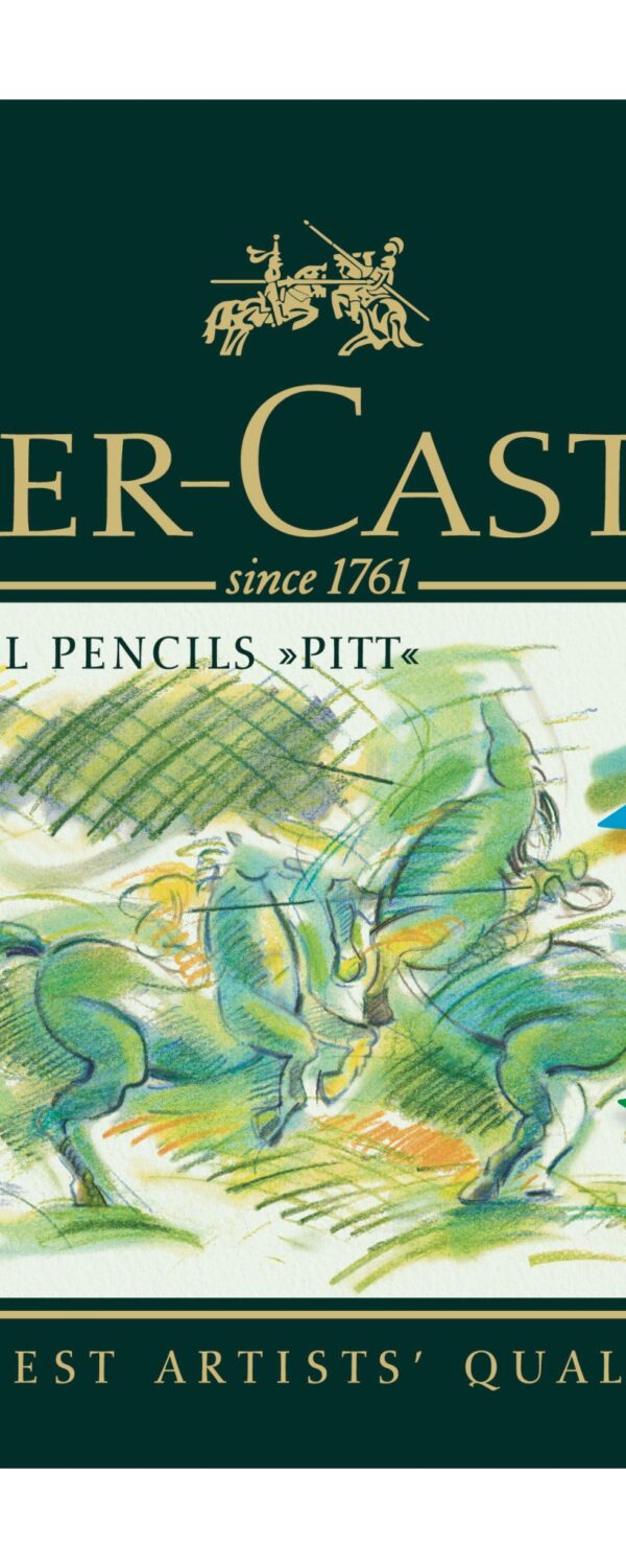 Crayon Pitt Pastel boîte métal de 24 pièces - Faber Castell