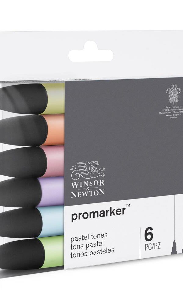 Winsor & Newton ProMarker 6 Tons Pastels