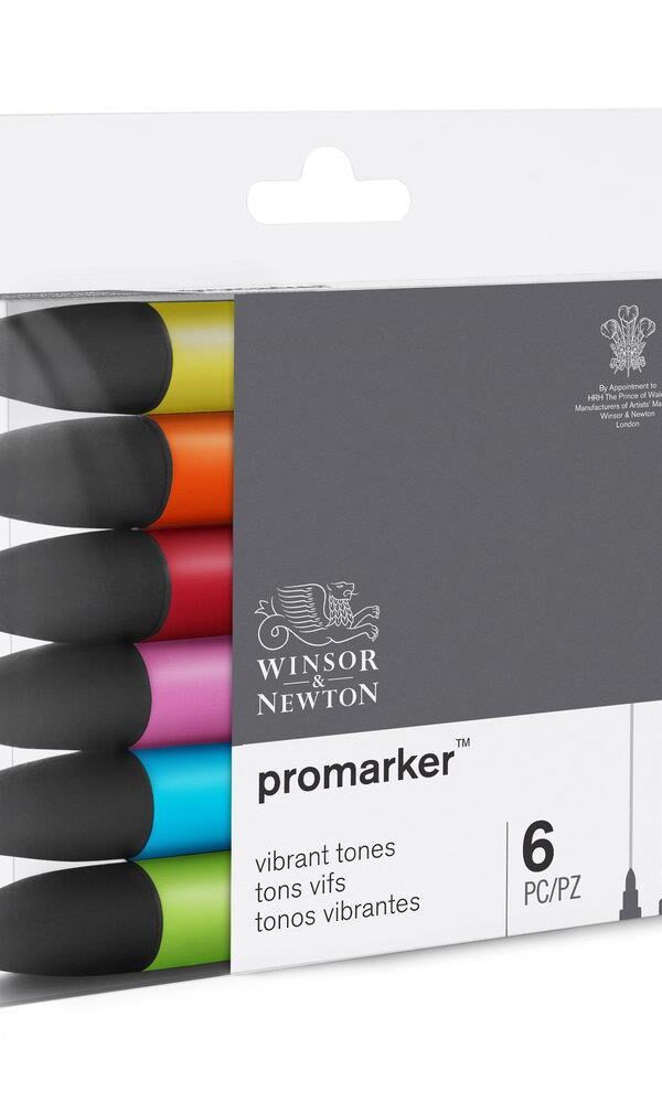 Winsor & Newton ProMarker 6 Tons Vifs